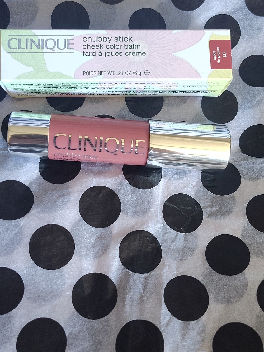 Clinique Chubby Stick Cheek Color Balm - 01 Amped Up Apple - Picture 2 of 4
